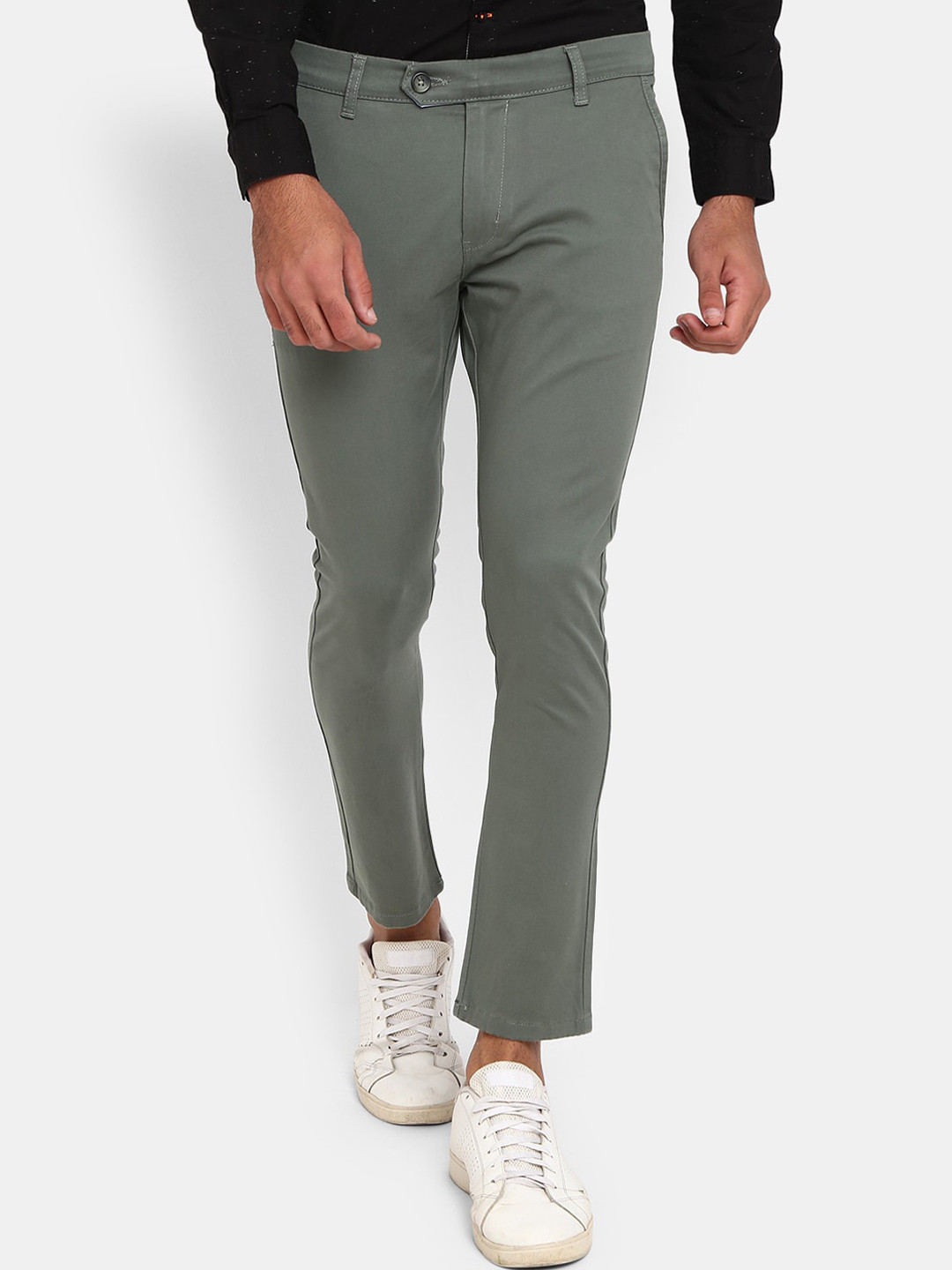 

V-Mart Men Green Classic Trousers