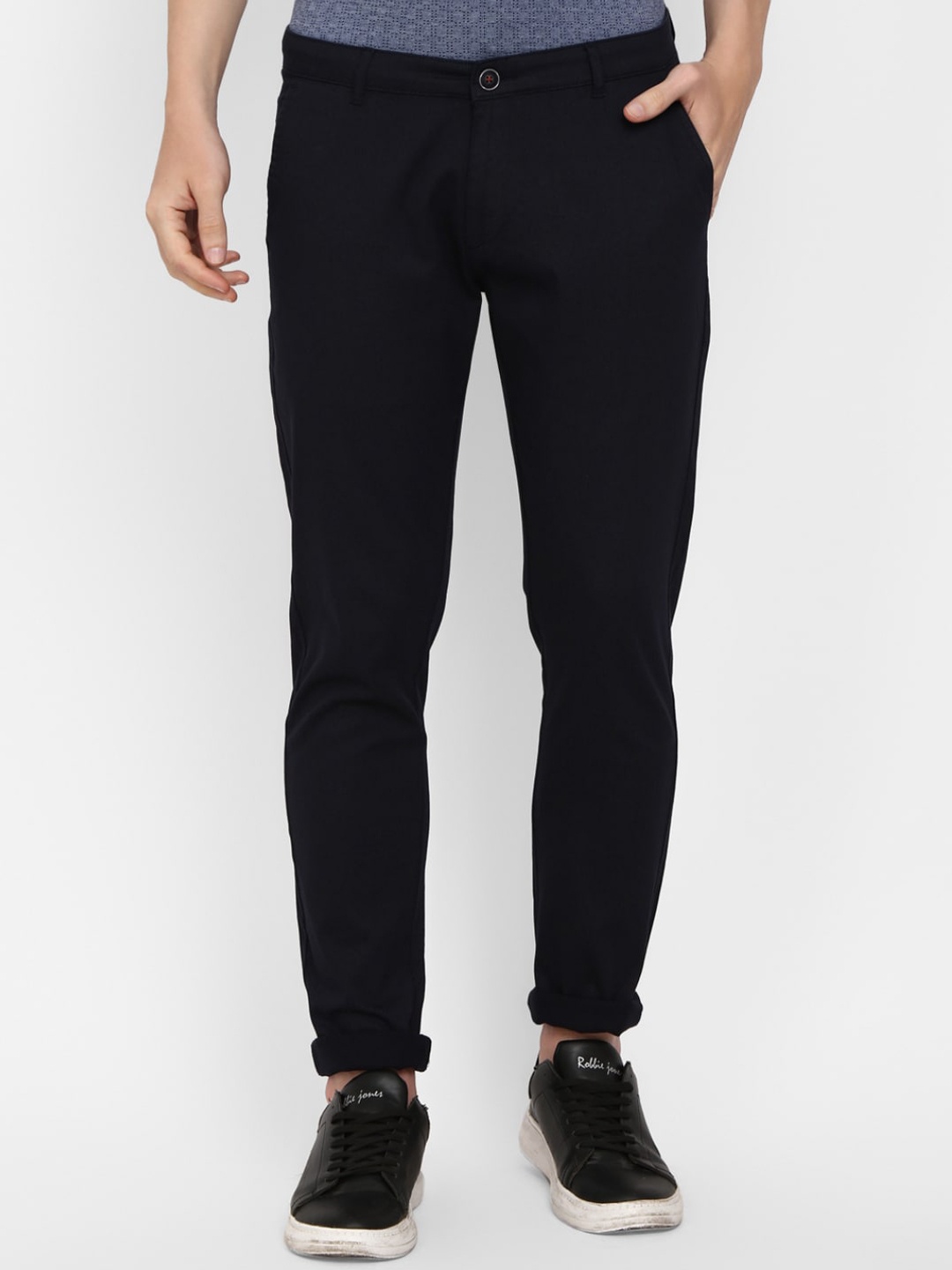 

V-Mart Men Navy Blue Classic Trousers