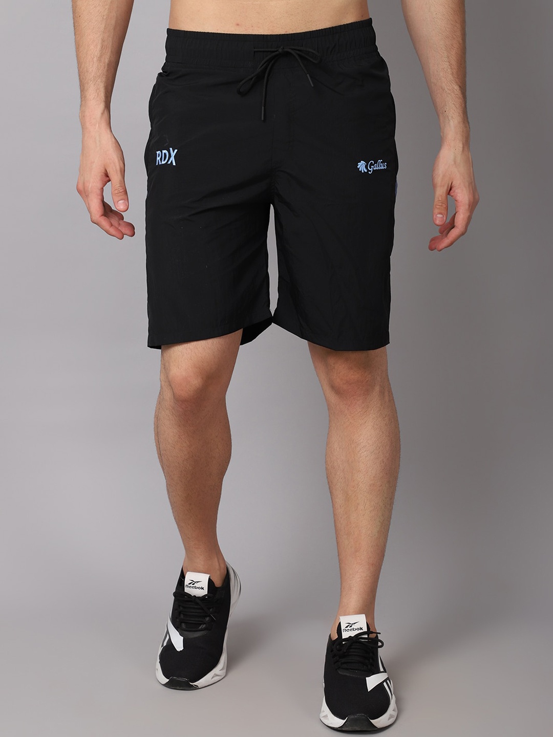 

Gallus Men Black Training or Gym Sports Shorts