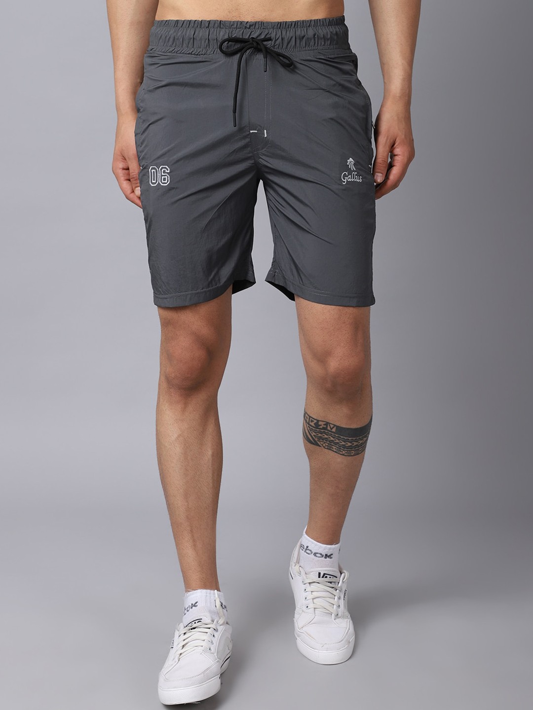 

Gallus Men Charcoal Training or Gym Sport's Shorts