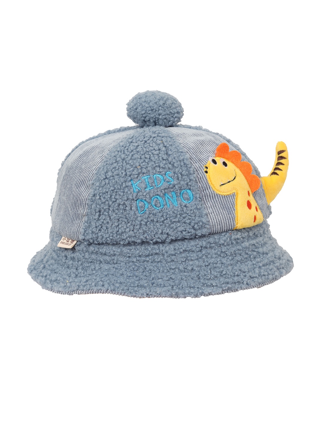 

FabSeasons Unisex Kids Blue & Yellow Beanie