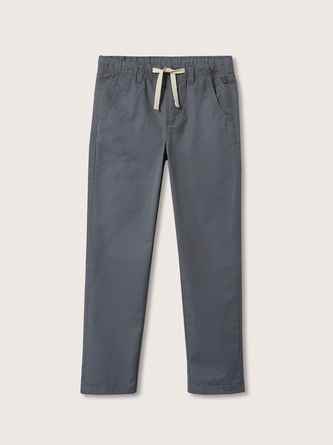 

Mango Kids Boys Sustainable Regular Trousers, Grey