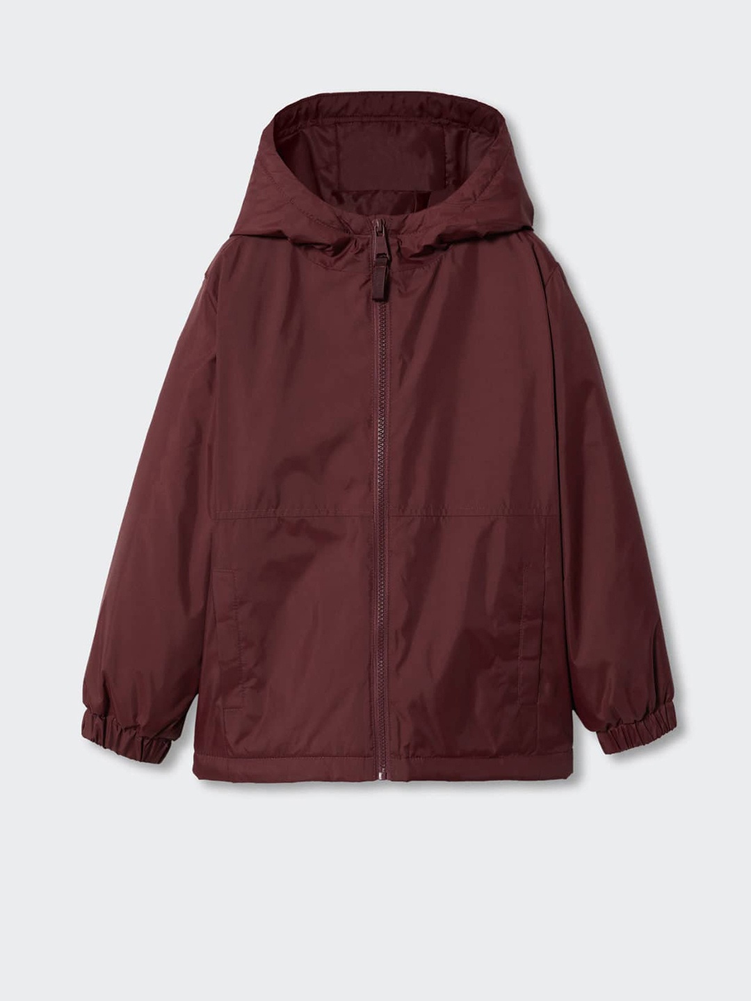 

Mango Kids Boys Sustainable Tailored Hooded Jacket, Burgundy