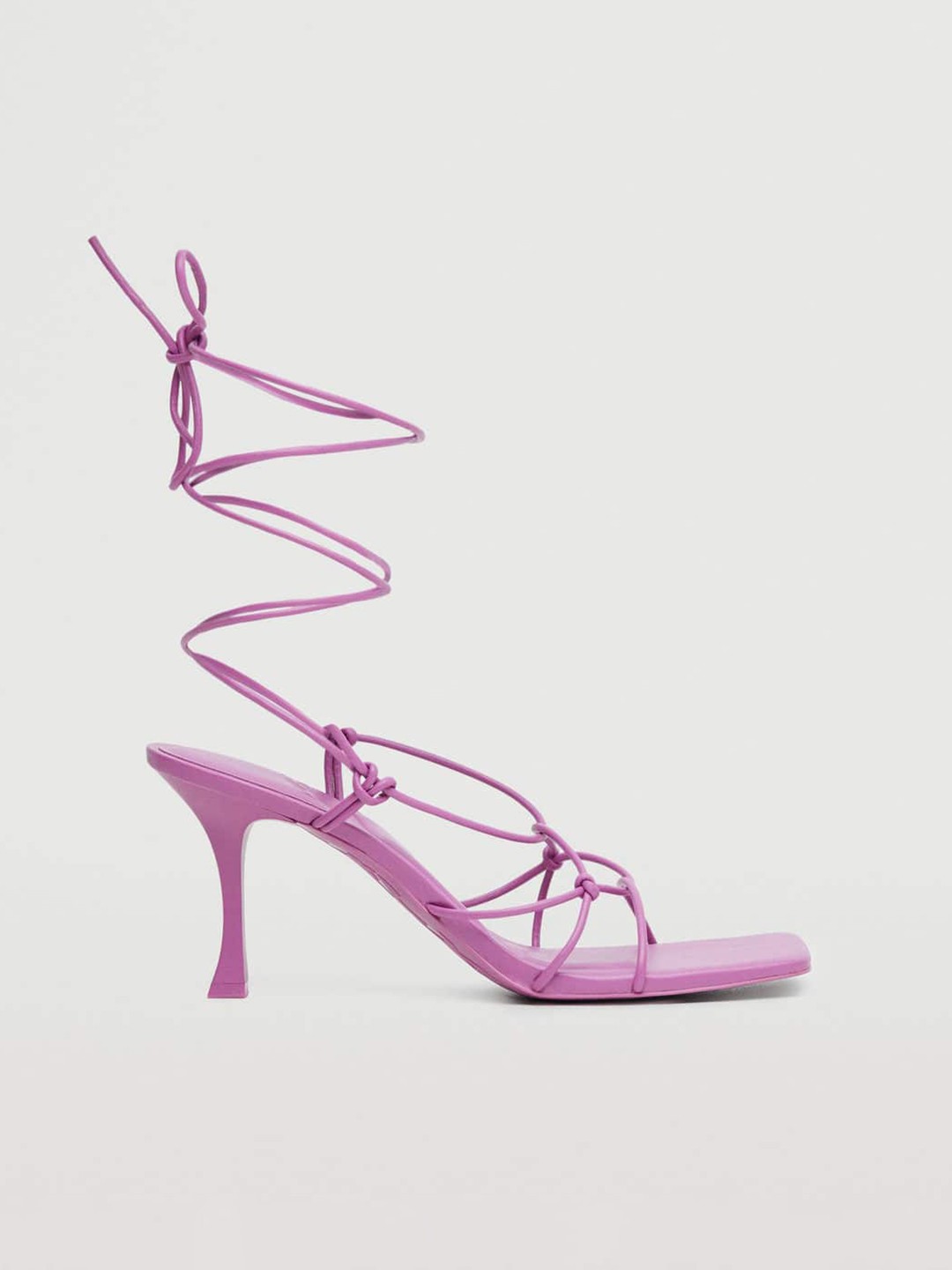 

MANGO Purple Solid Mid-Top Block Gladiators