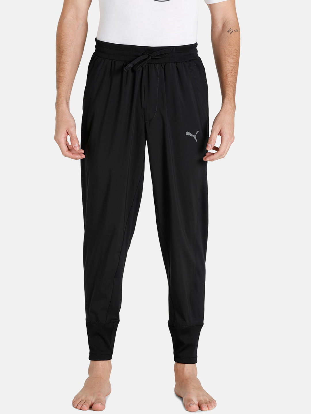 

Puma Men Black Solid Studio Joggers