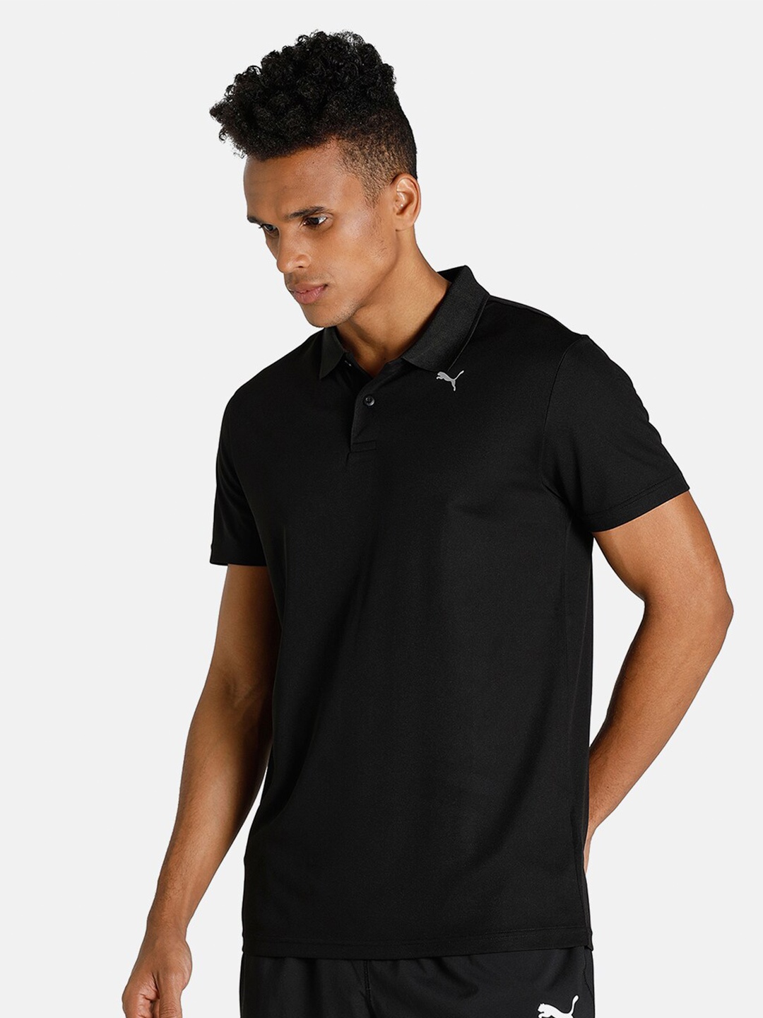 

Puma Men Black Performance Training Polo T Shirt