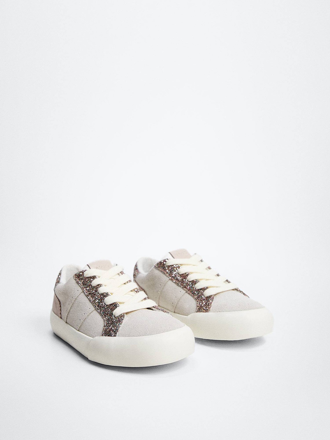

Mango Kids Girls Leather Sneakers, Lavender