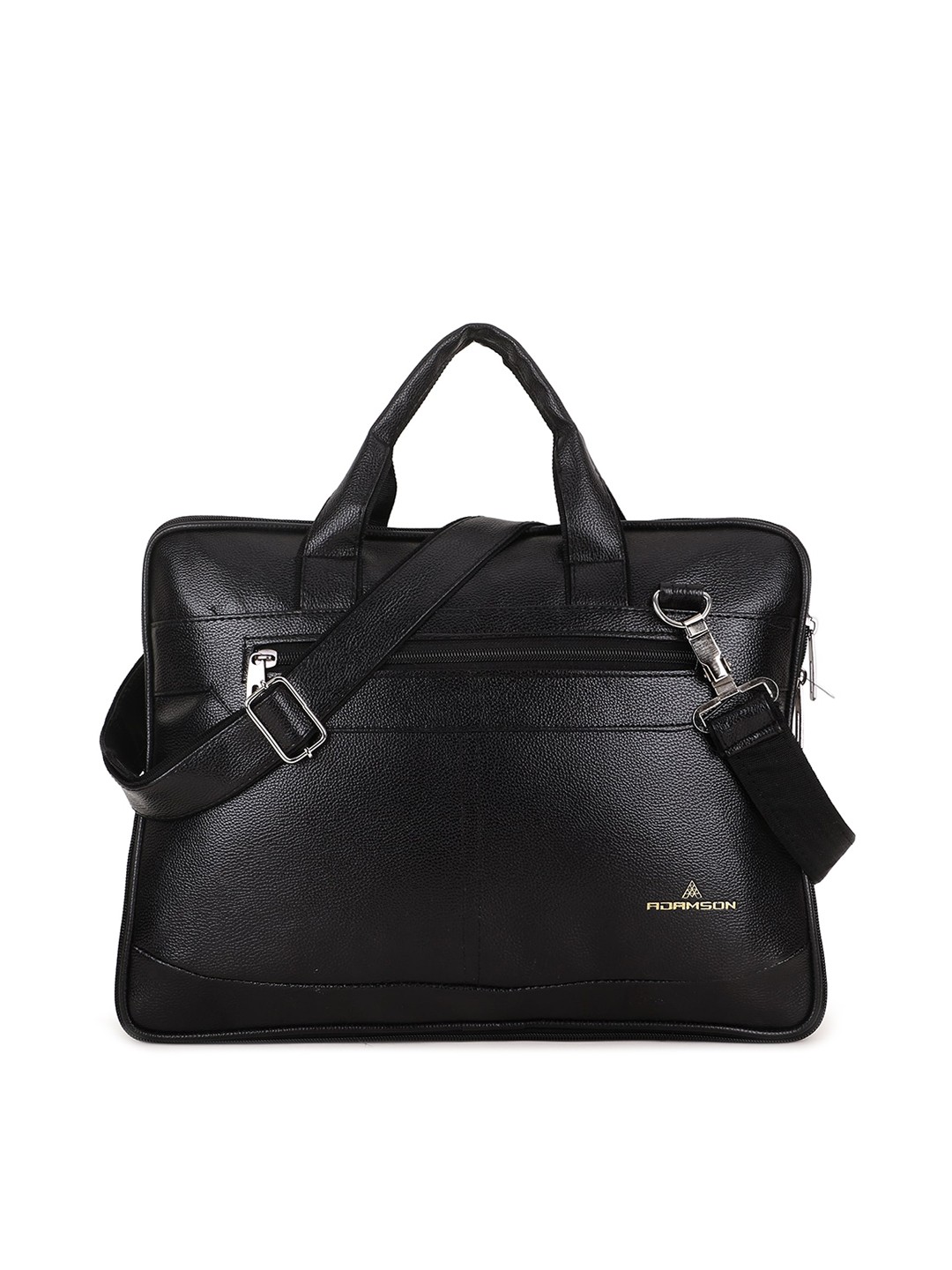 

ADAMSON Black PU Structured Handheld Bag