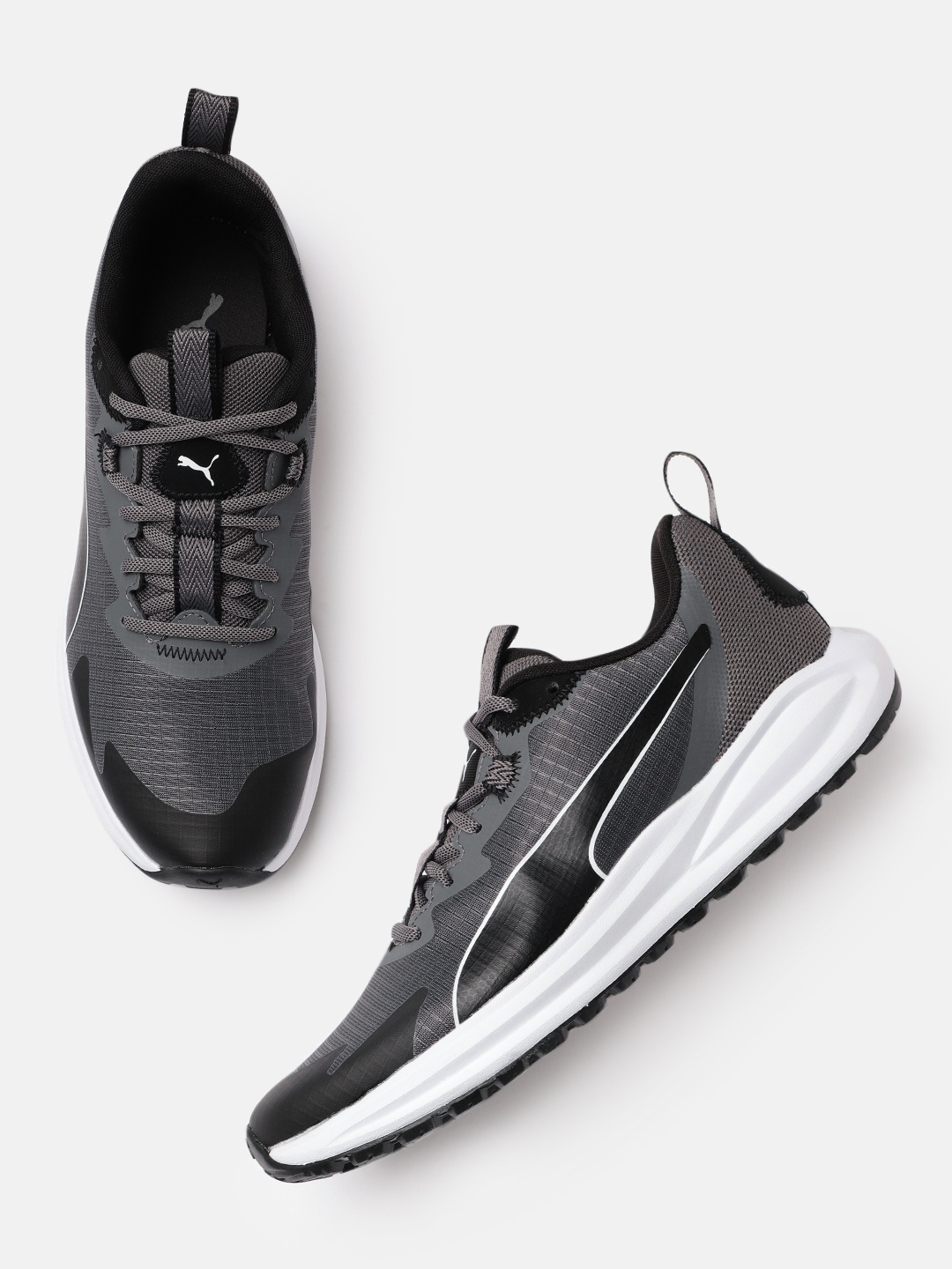 

Puma Unisex Twitch Running Shoes, Grey