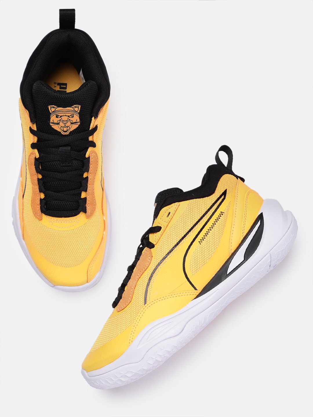 

Puma Unisex Playmaker Pro Dylan Basketball Shoes, Orange