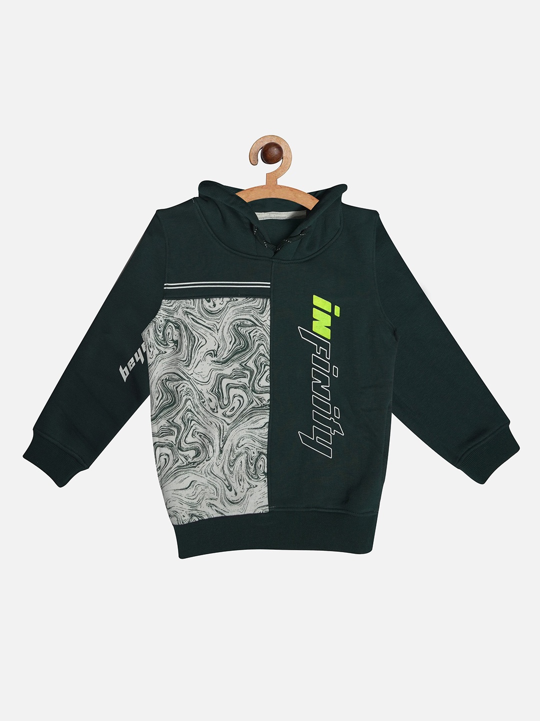 

Octave Boys Green Printed Sweatshirt