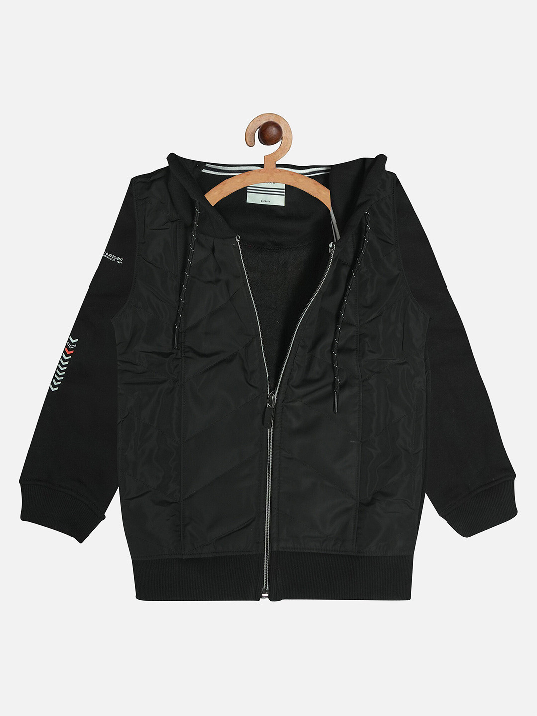 

Octave Boys Black Hooded Sweatshirt