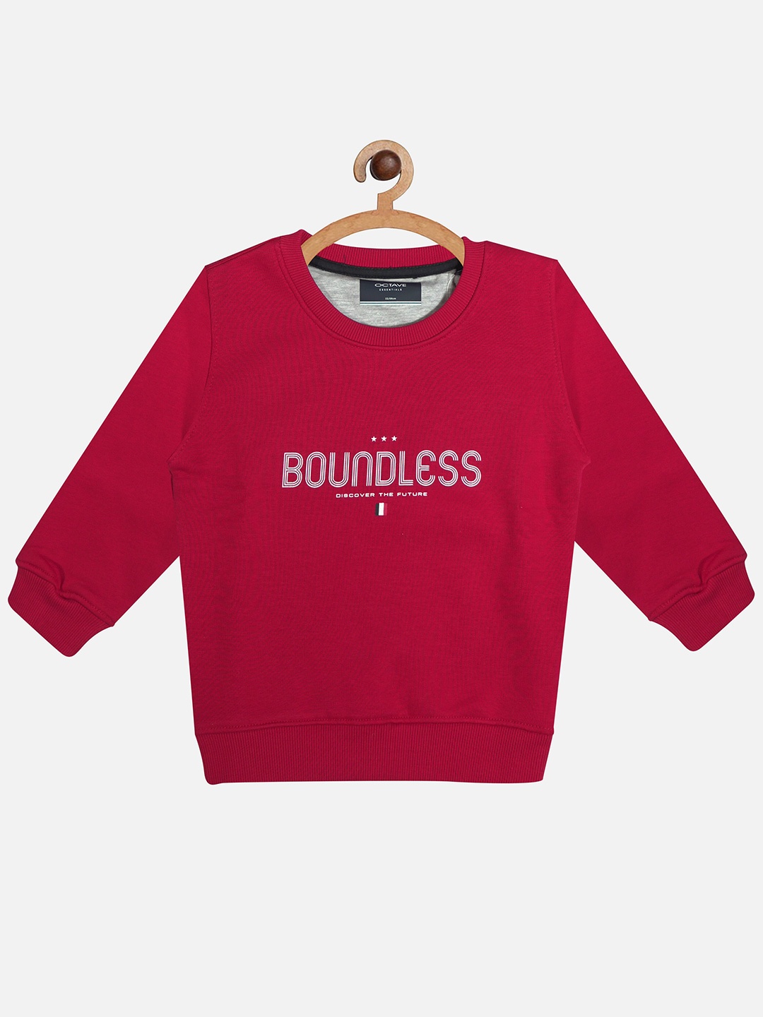 

Octave Boys Red Printed Sweatshirt