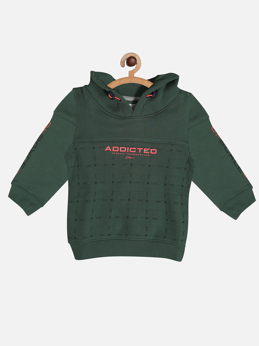 

Octave Boys Green Printed Sweatshirt
