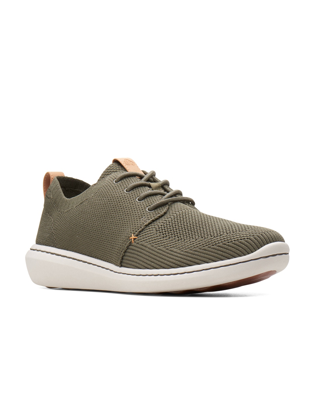 

Clarks Men Green Solid Casual Sneakers