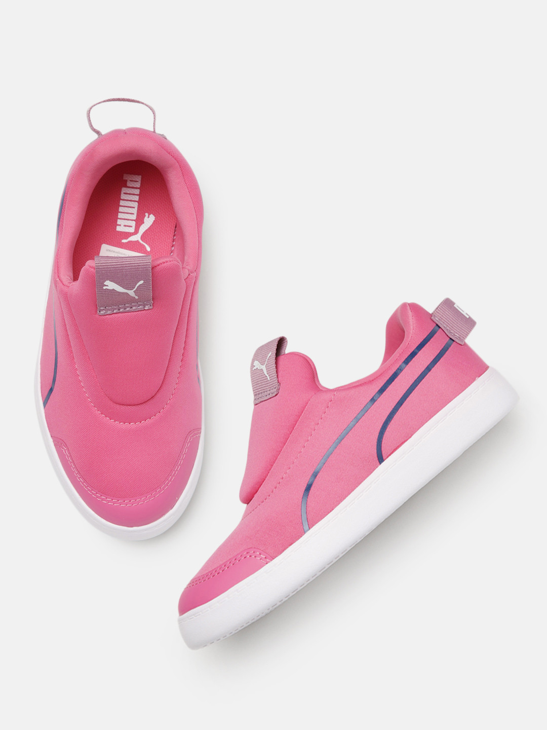 

Puma Kids Slip-On Sneakers, Pink