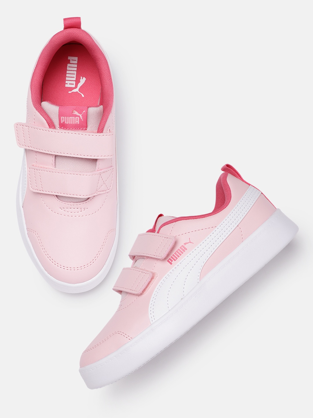 

Puma Kids Pink Solid Trainers