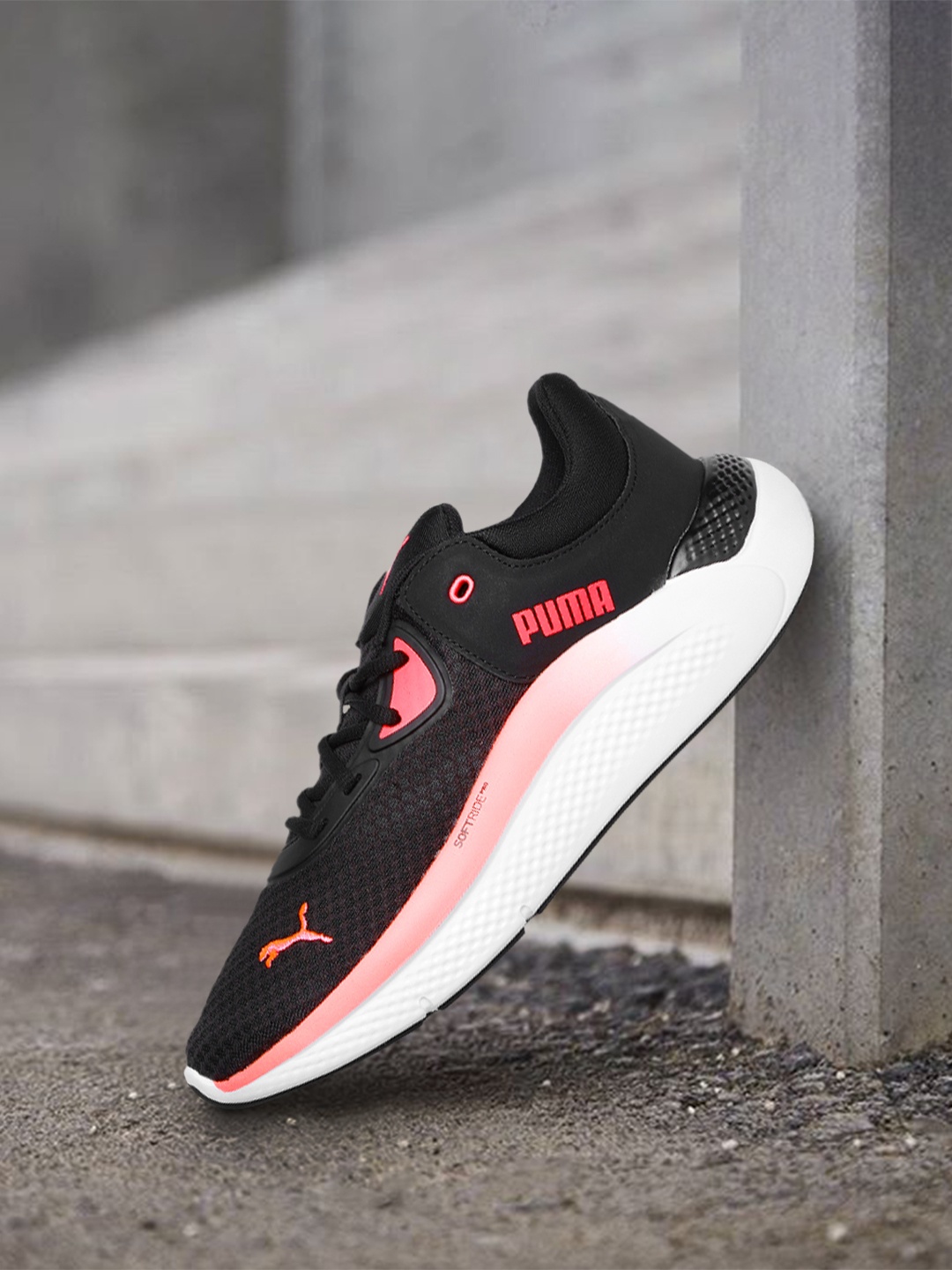 

Puma Women Black Solid Softride Pro Training Shoes