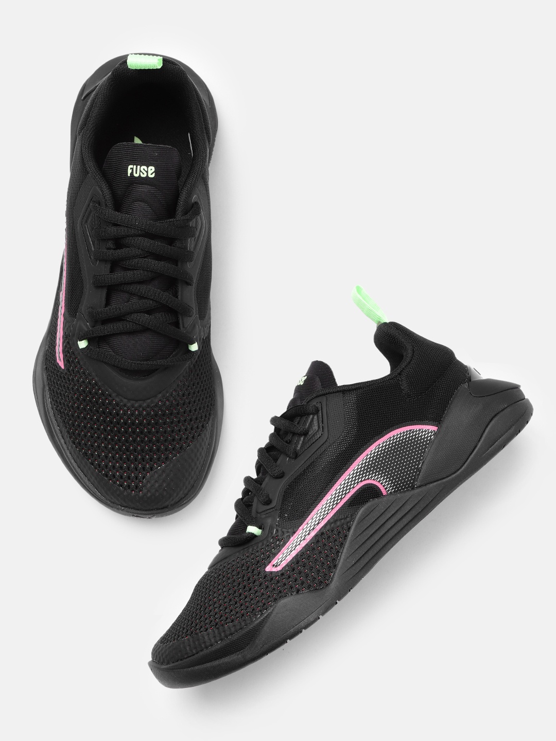 

Puma Women Solid Fuse 2.0 Training Or Gym Shoes, Black
