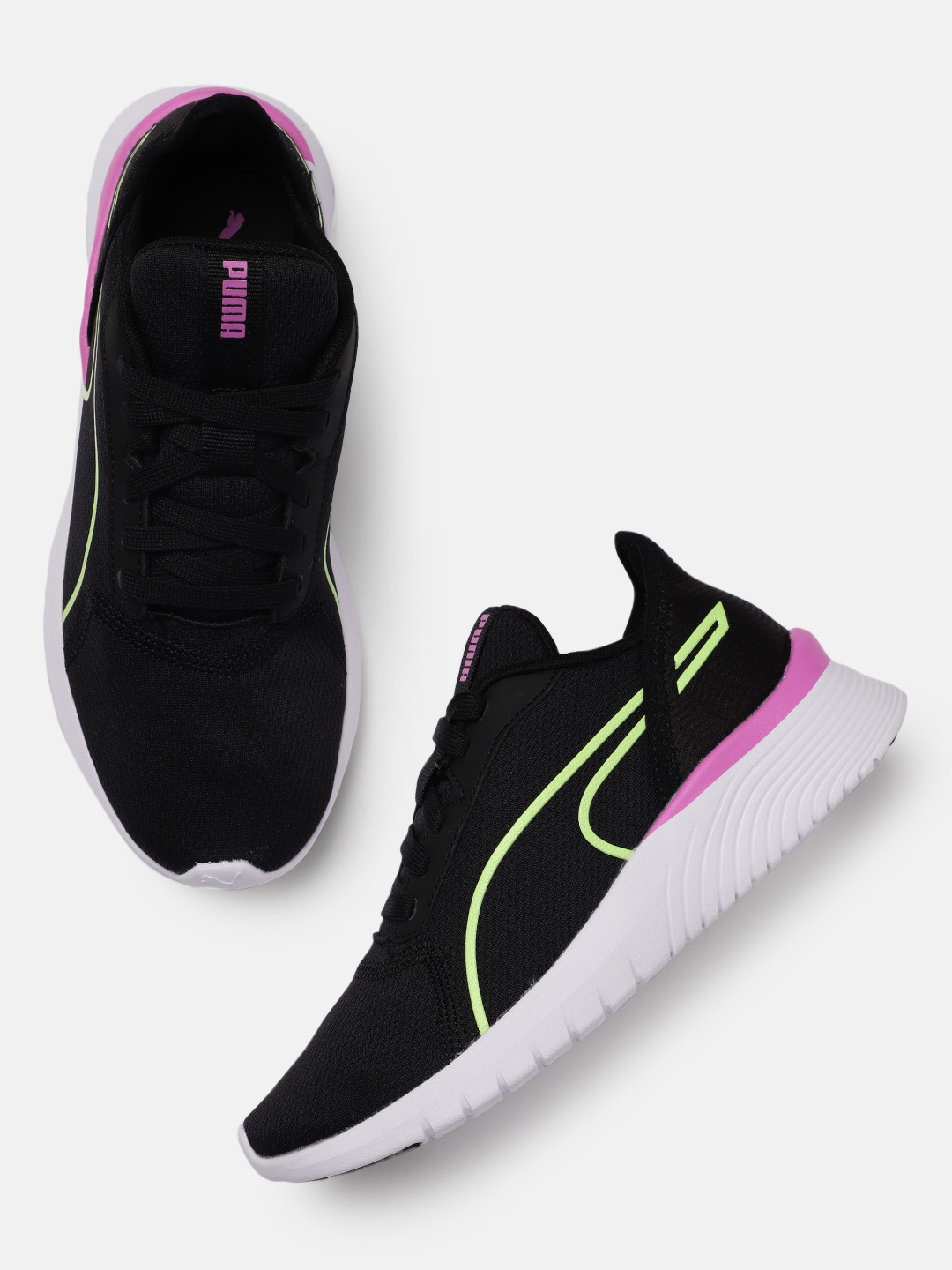 

Puma Women Black Solid Remedie Regular Training Or Gym Shoes