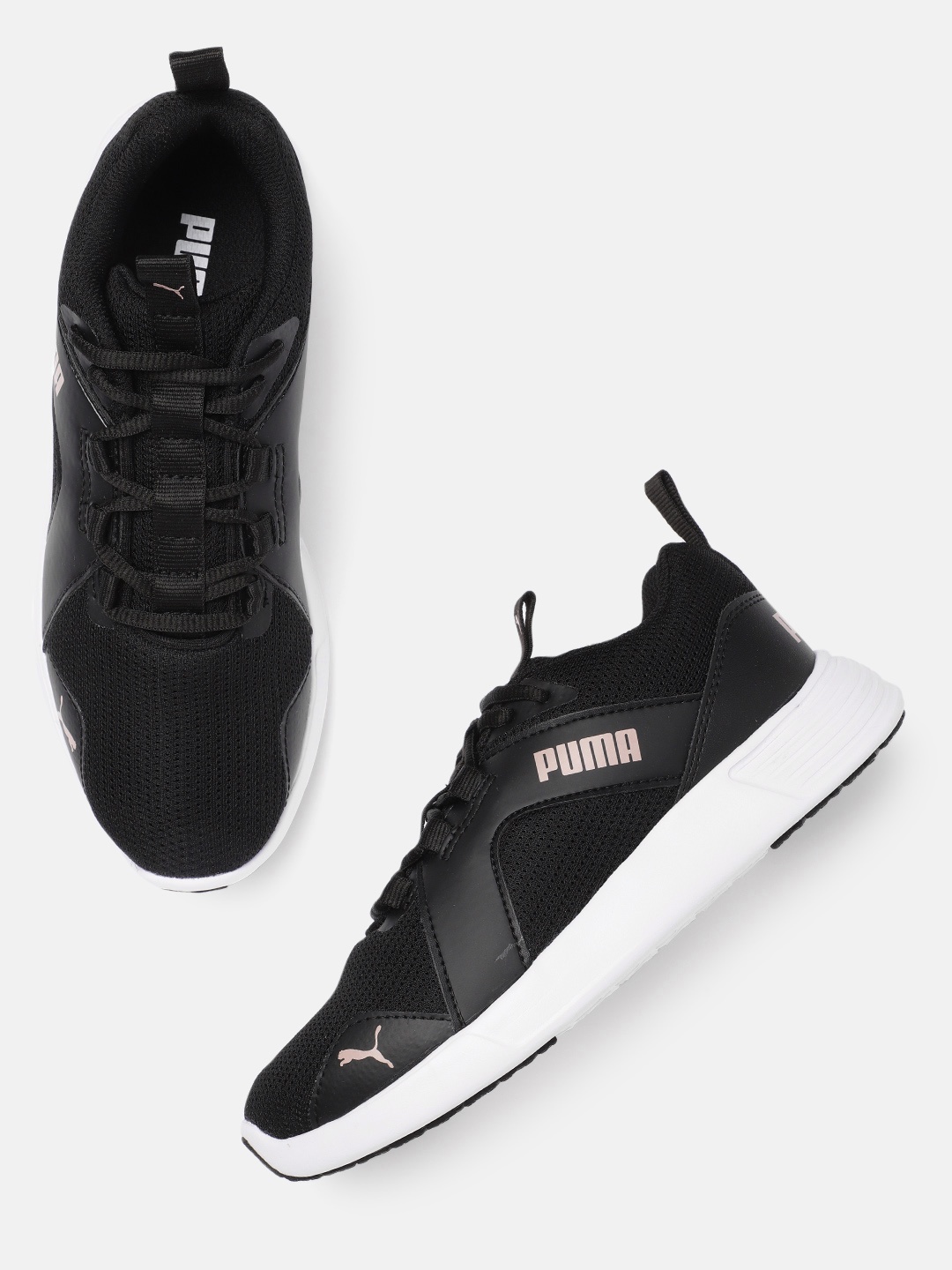 

Puma Women Black Solid Sneakers