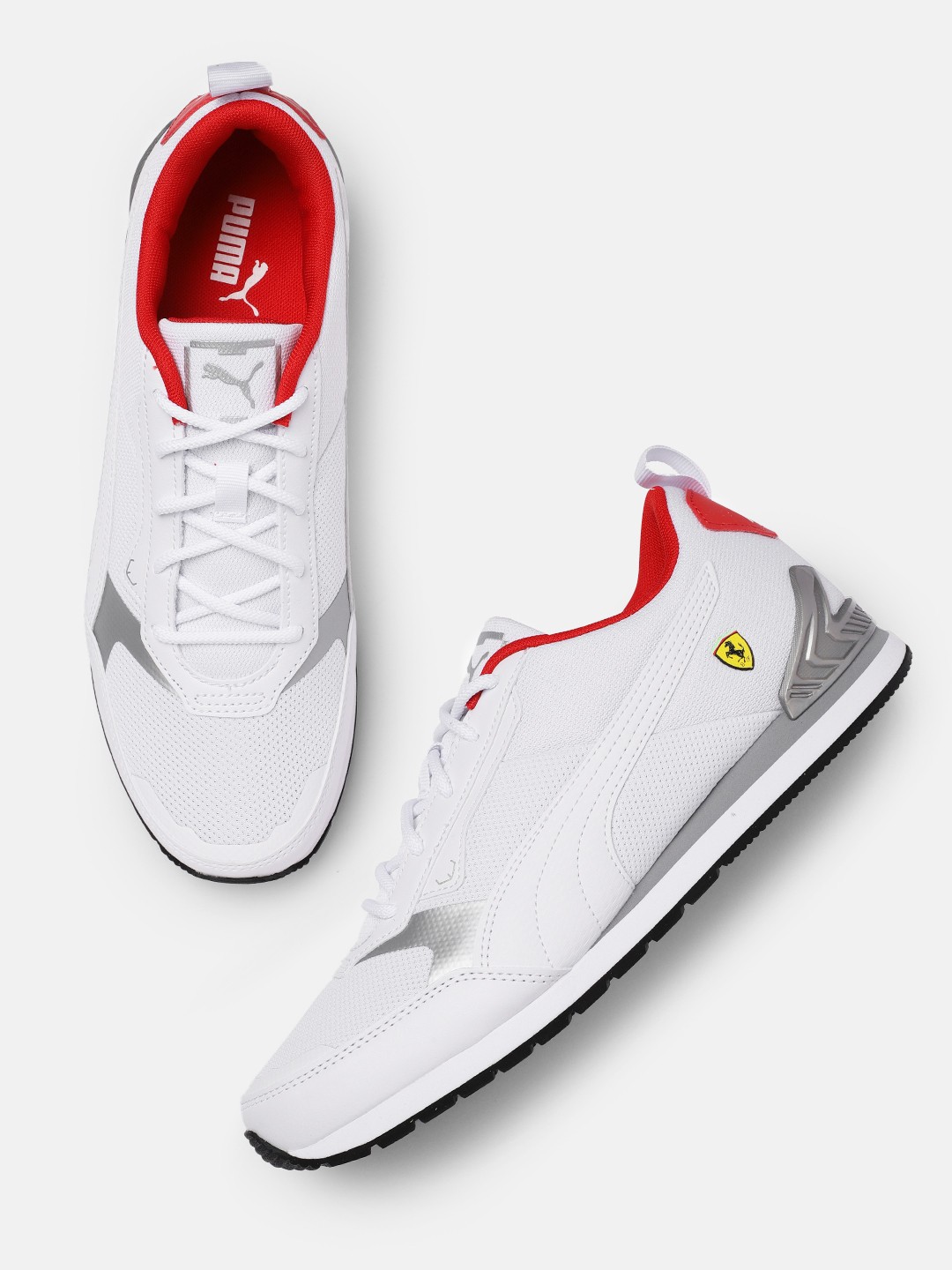 

PUMA Motorsport Men White Ferrari Track Racer Sneakers