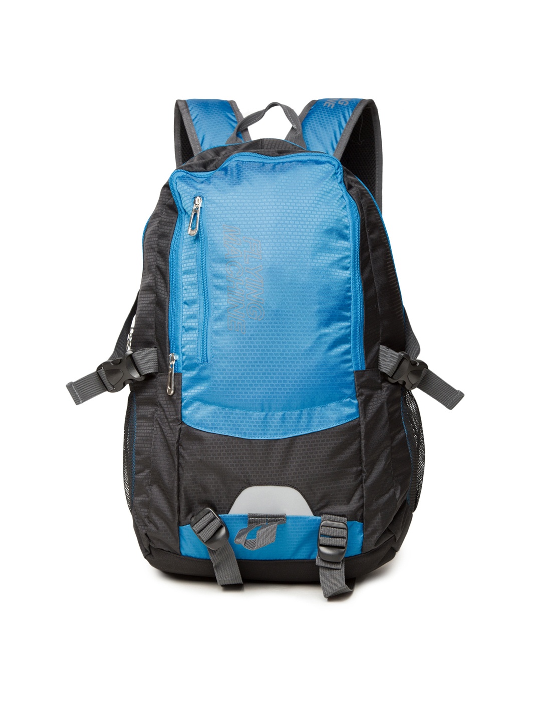 

Flying Machine Unisex Blue Textured Backpack