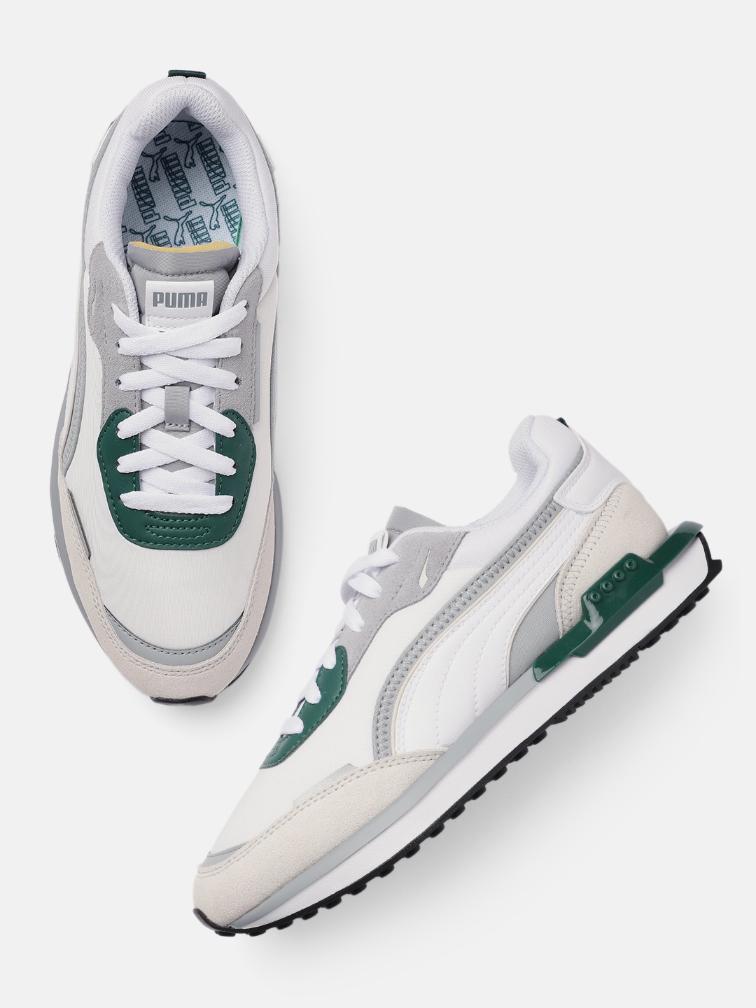 

Puma White City Rider Sneakers