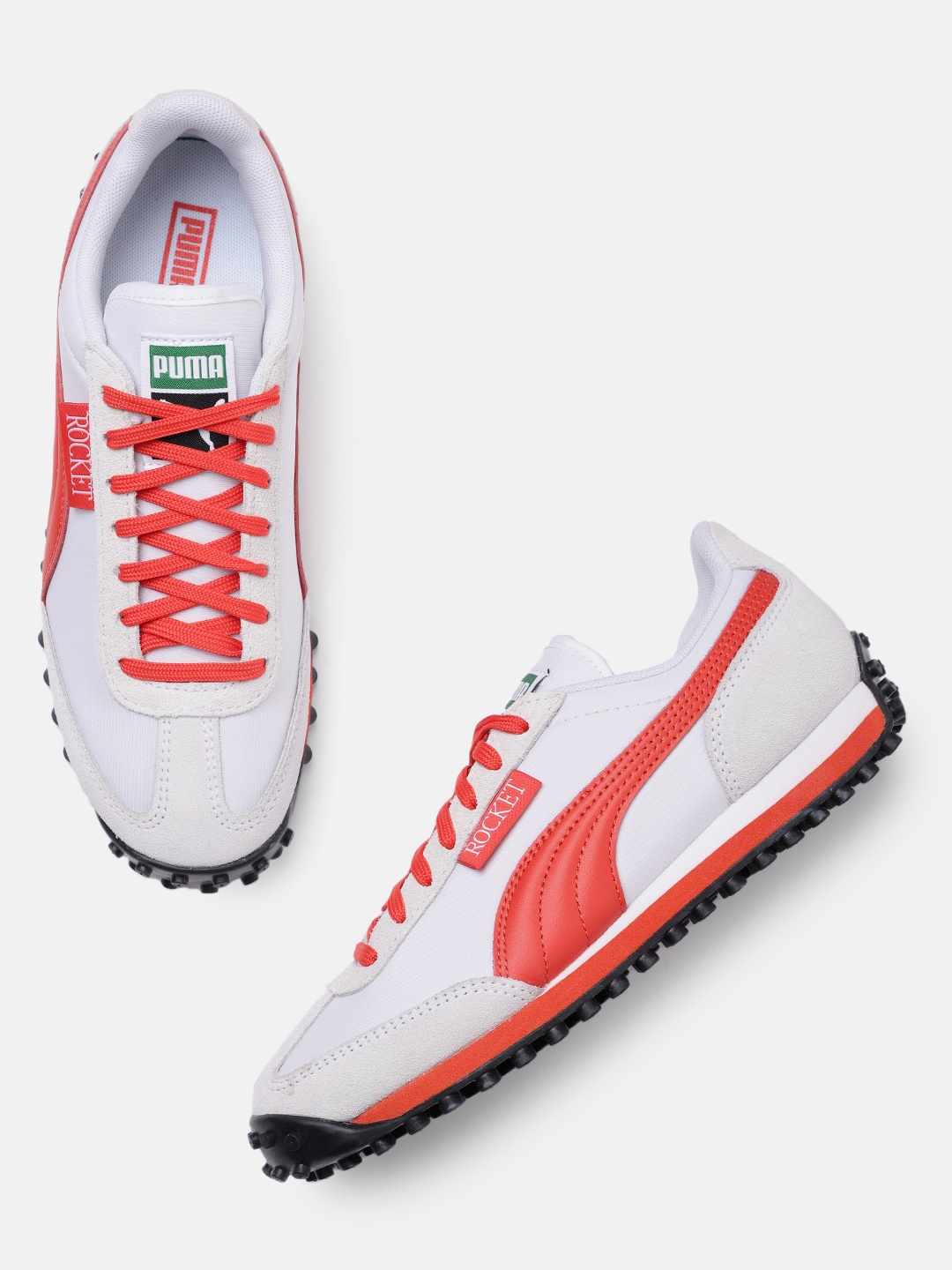 

PUMA Unisex White Rocket Sneakers