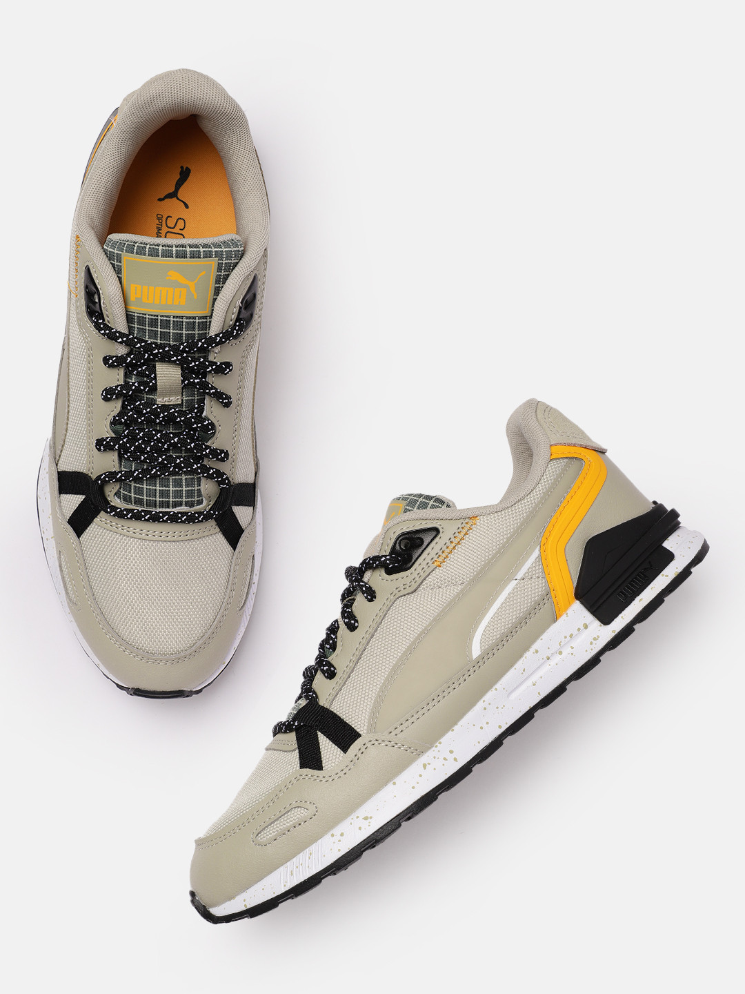 

Puma Unisex Beige Graviton Tera Open Road SoftFoam Sneakers