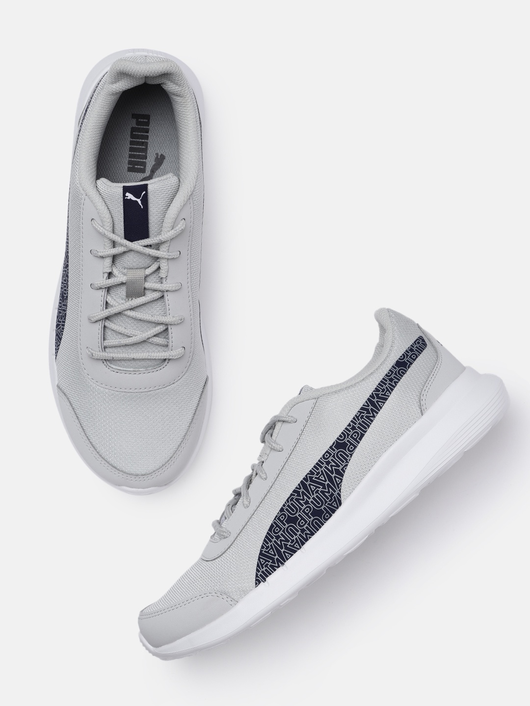 

Puma Unisex Grey Solid Regular Daze V2 Casual Sneakers