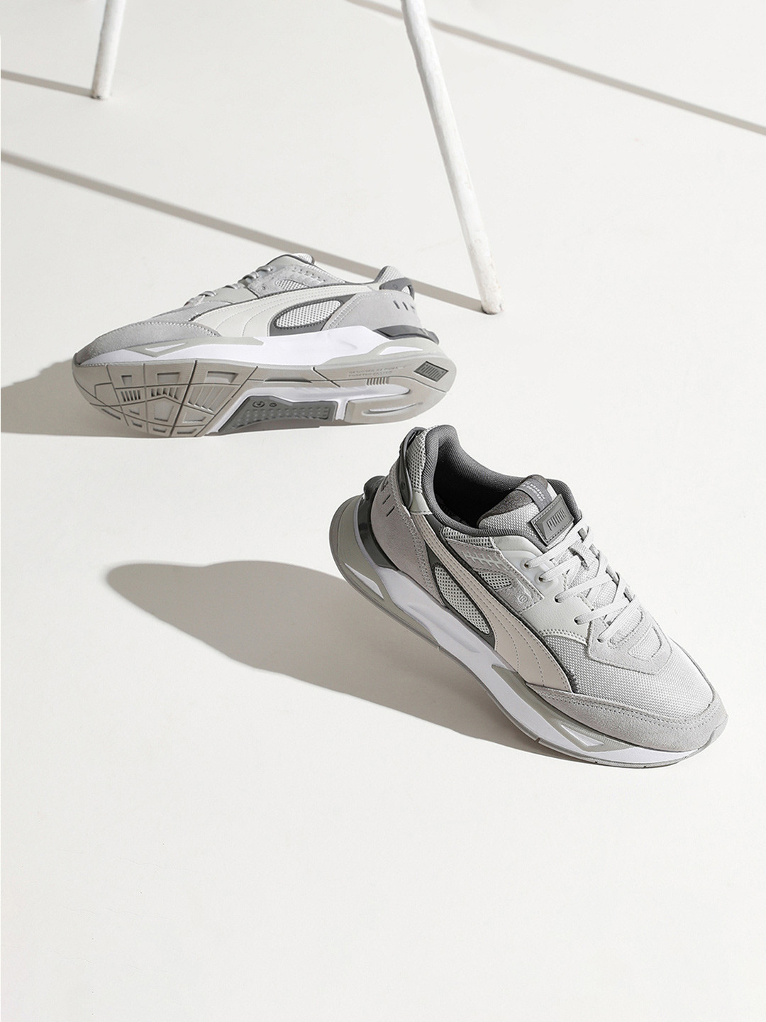 

Puma Unisex Grey Mirage Sport Remix Sneakers