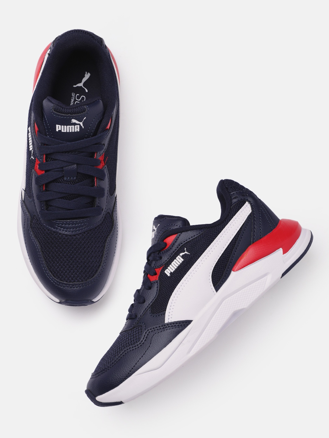

Puma Unisex Navy Blue Textured X-Ray Speed Lite Regular Sneakers