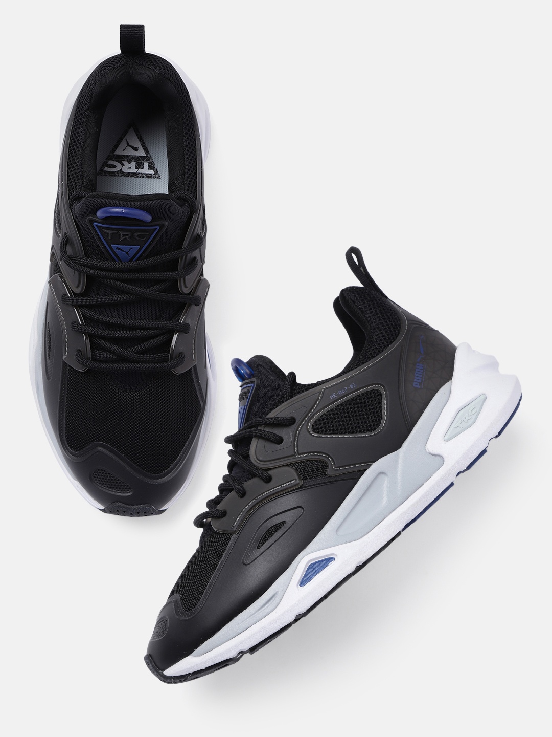 

Puma Unisex TRC Blaze Molded Sneakers, Black