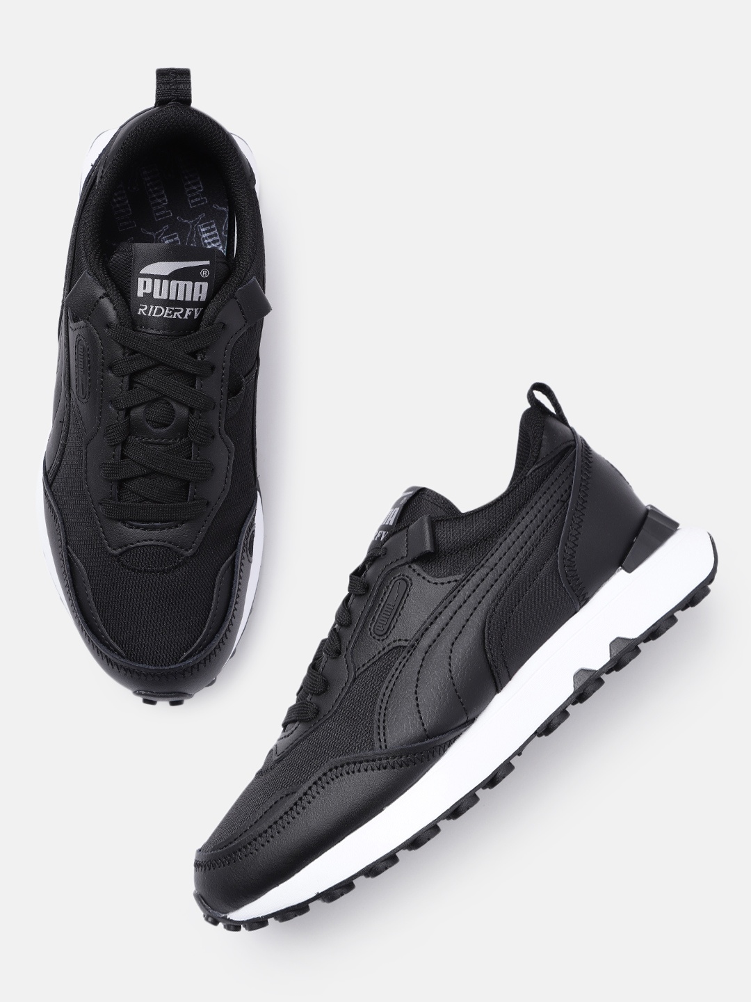 

Puma Unisex Rider FV LTH Sneakers, Black
