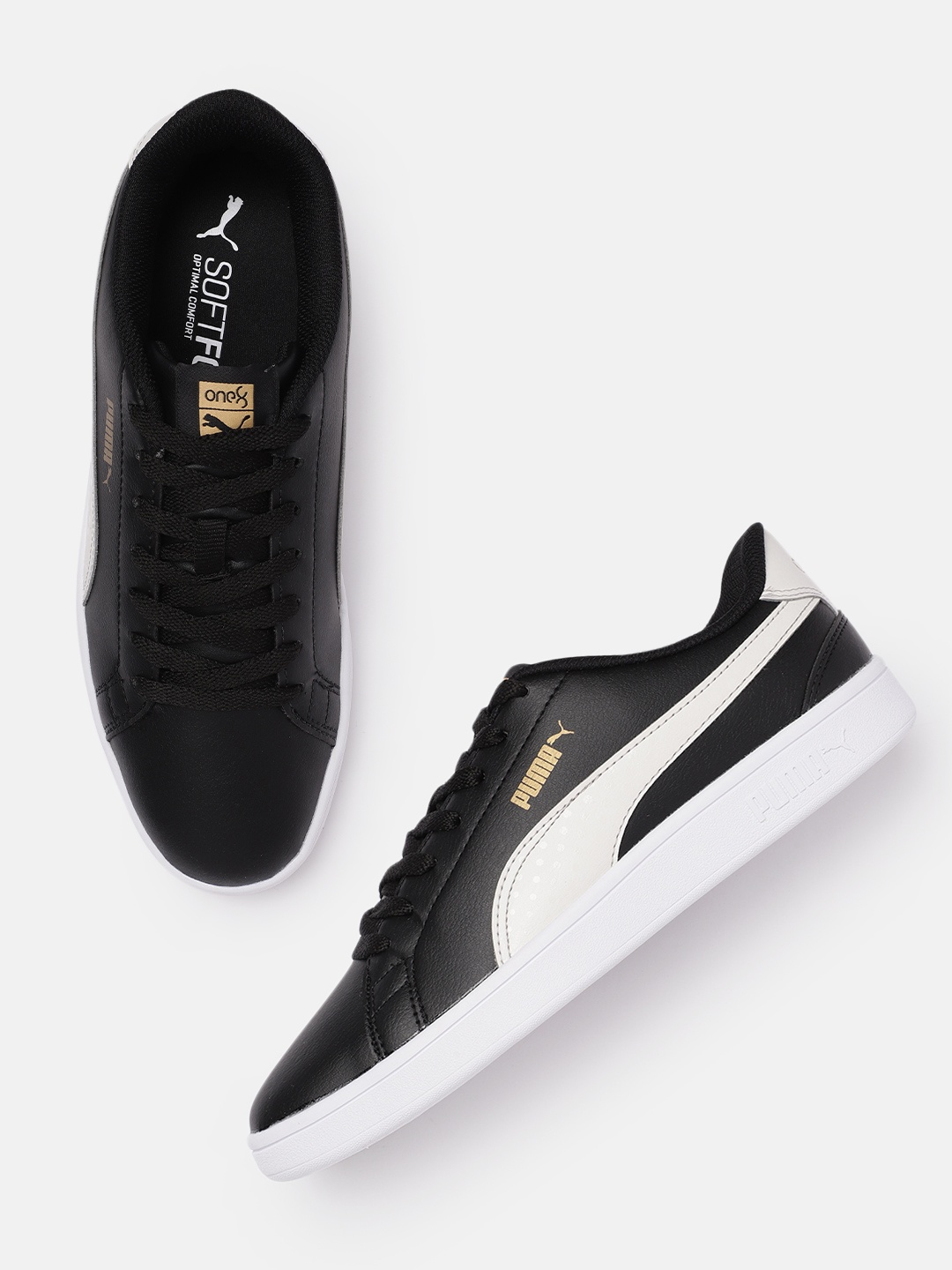 

one8 x PUMA Men Black Solid Sneakers