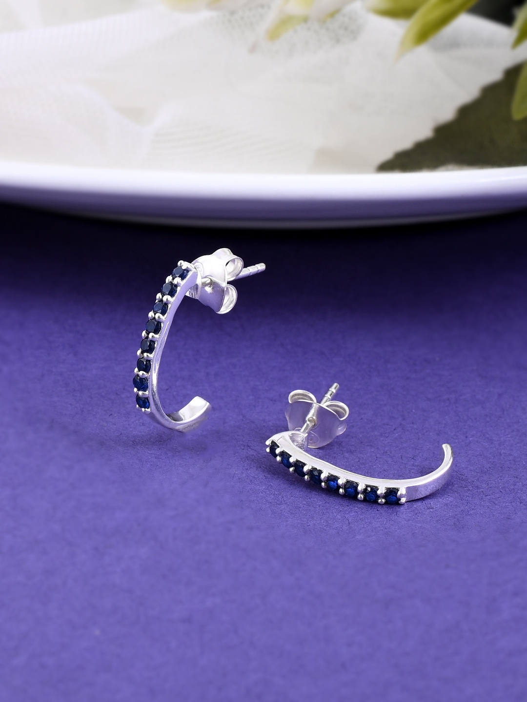 

Studio Voylla 925 Sterling Silver Contemporary Studs Earrings