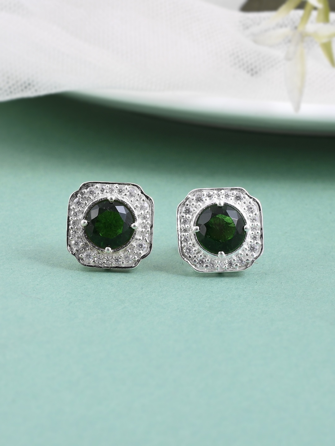 

Studio Voylla 925 Sterling Silver Contemporary Studs Earrings