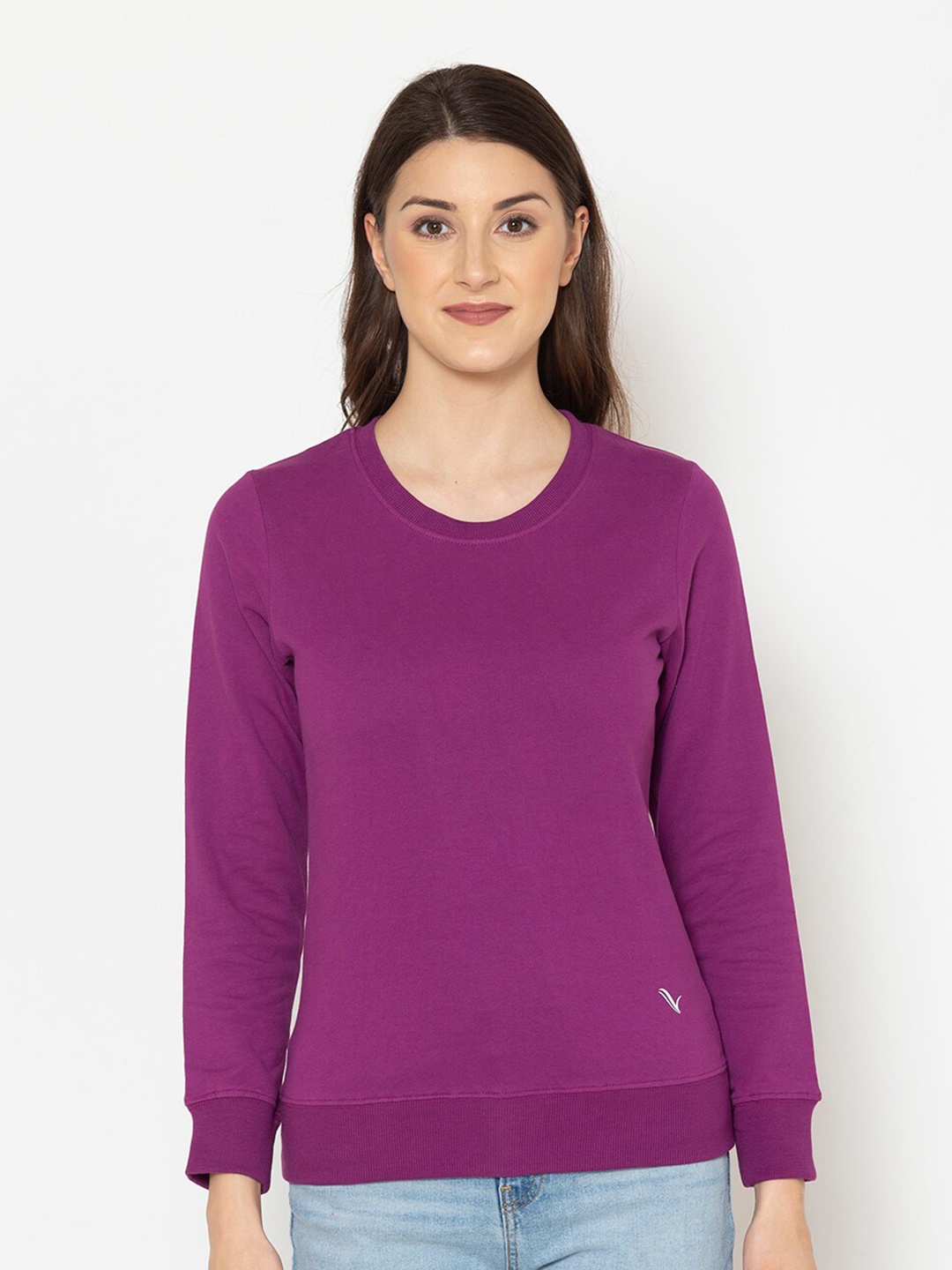 

Vami Women Purple Sweatshirt