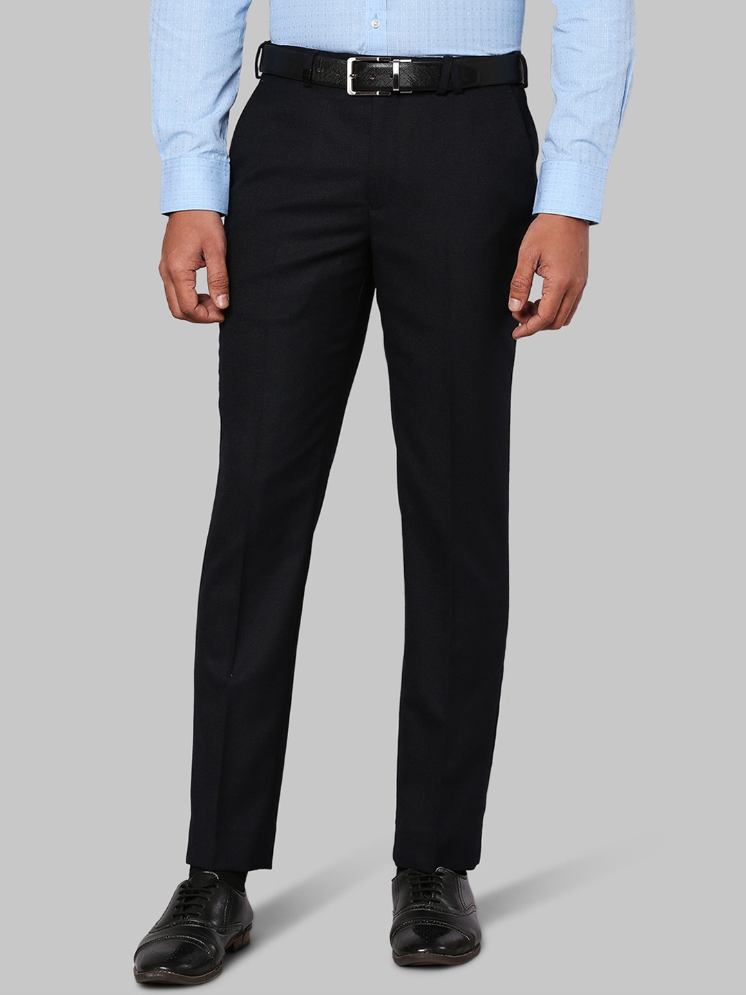 

Park Avenue Men Blue Slim Fit Trousers