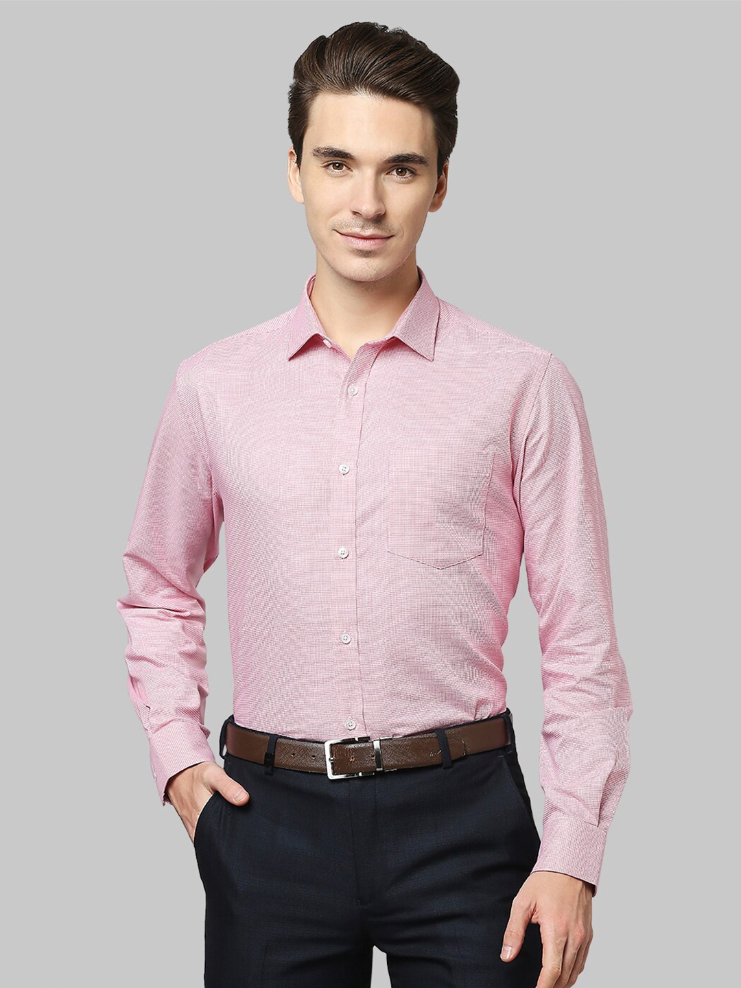 

Park Avenue Men Pink Formal Shirt