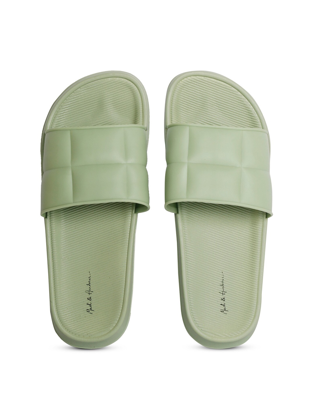 

Mast & Harbour Women Green Sliders