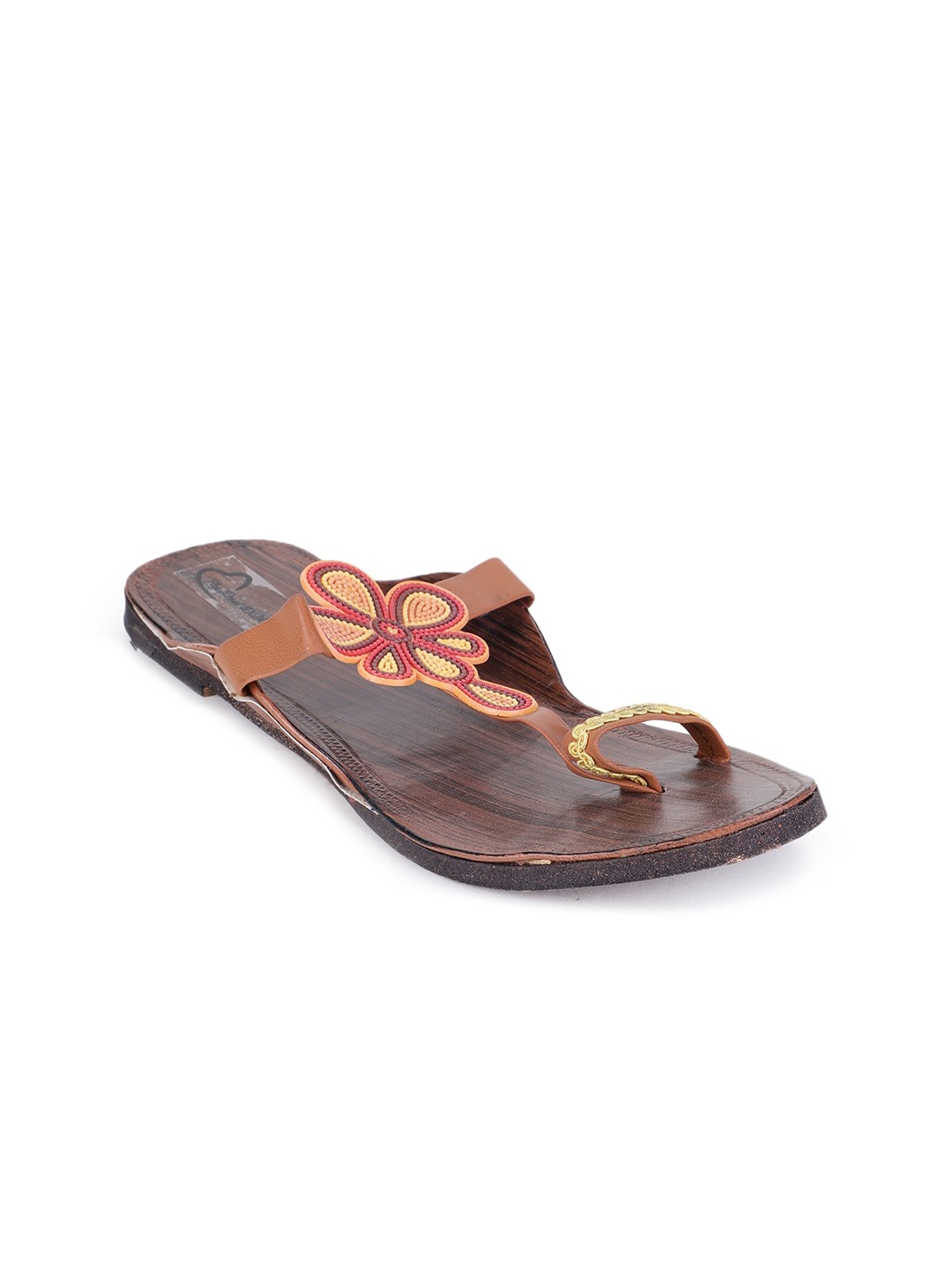 

The Desi Dulhan Women Brown Ethnic Flats