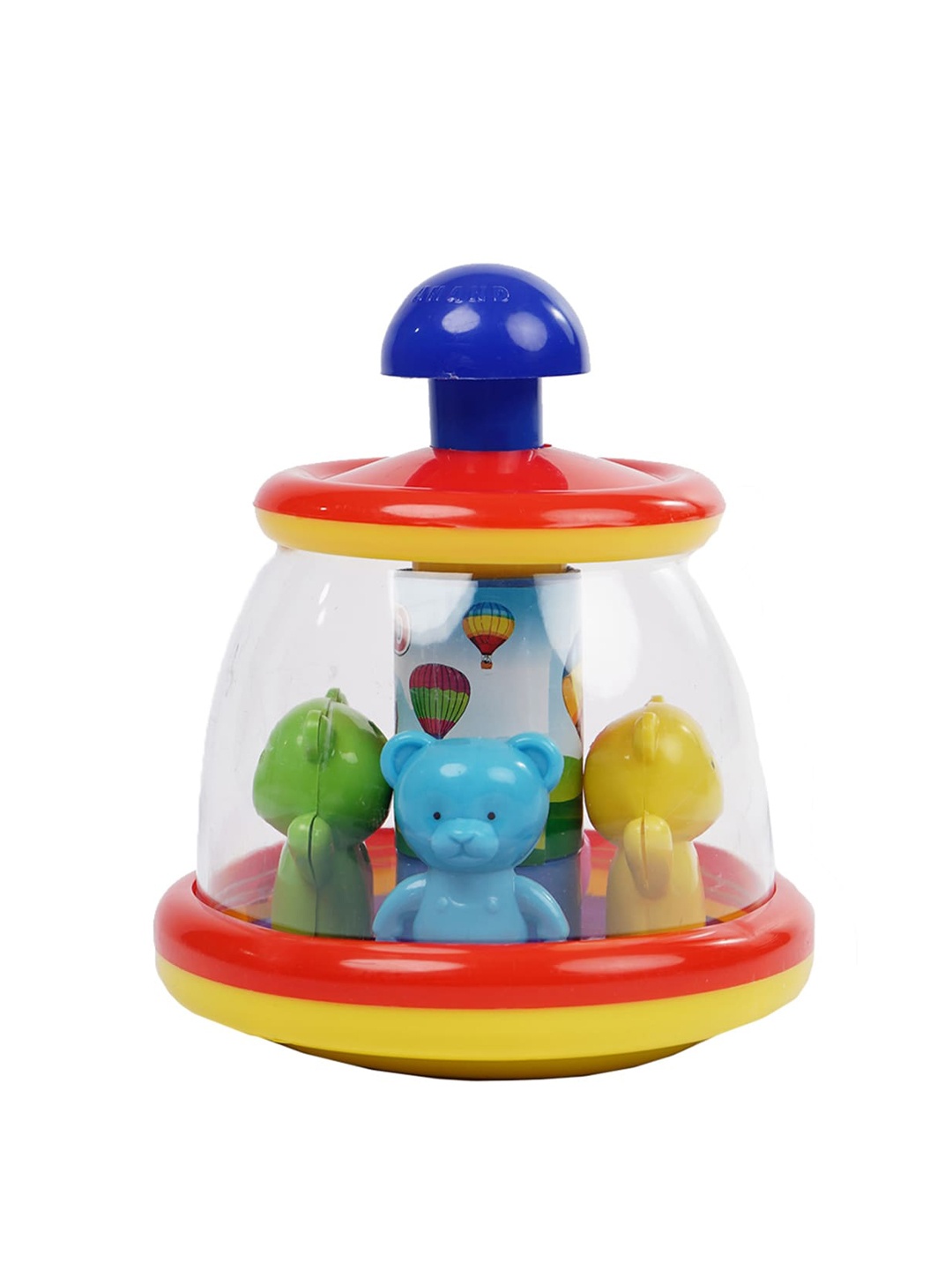 

WEMBLEY Kids Blue & Red Teddy Go Round Push Toy Play Sets