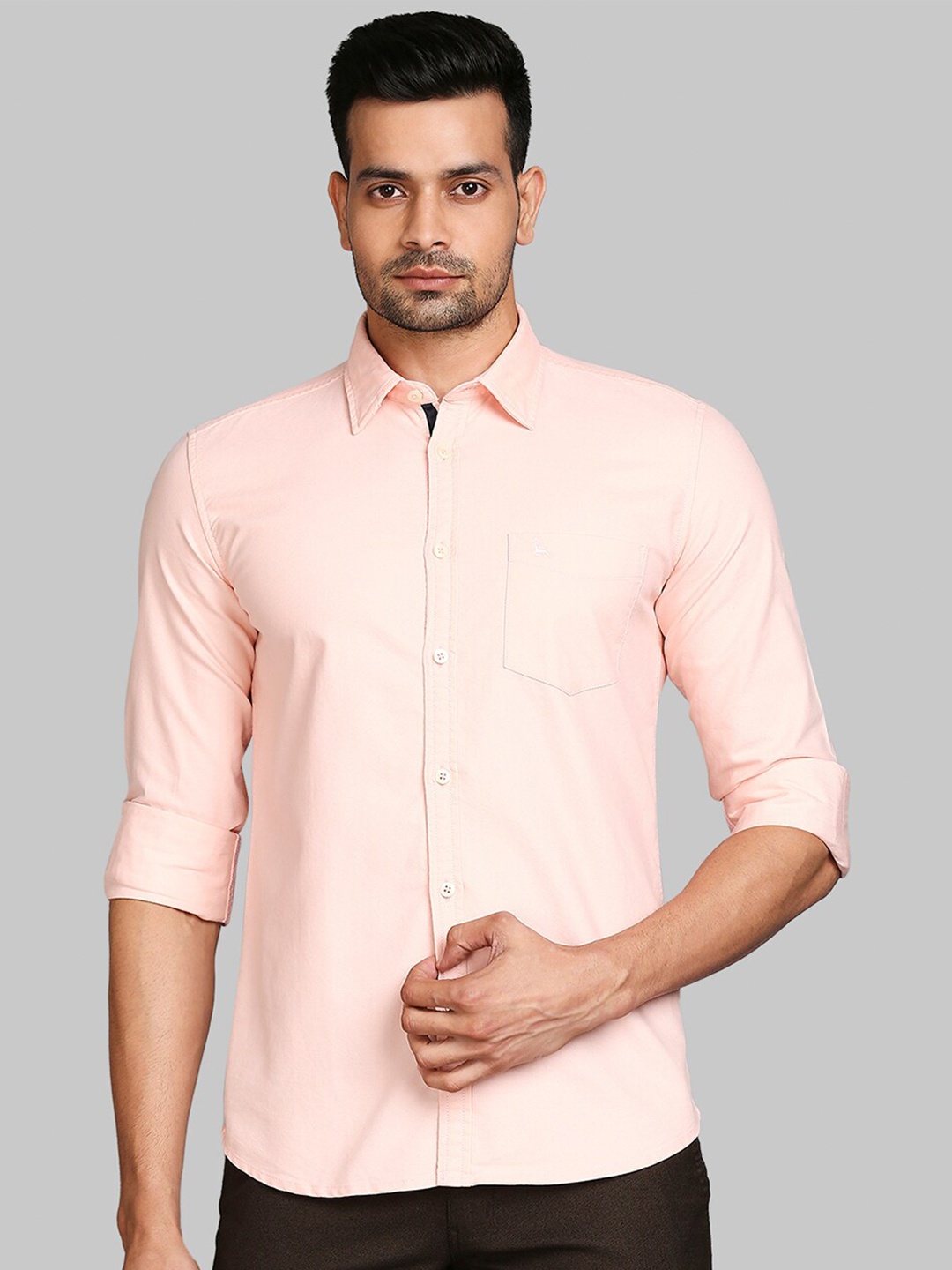 

Parx Men Red Slim Fit Casual Shirt