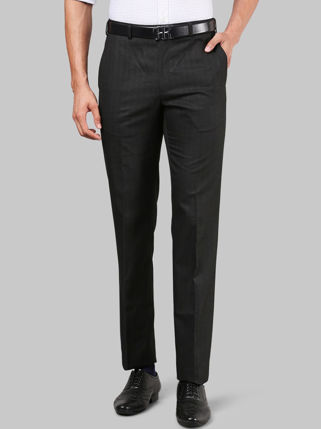

Raymond Men Grey Trousers
