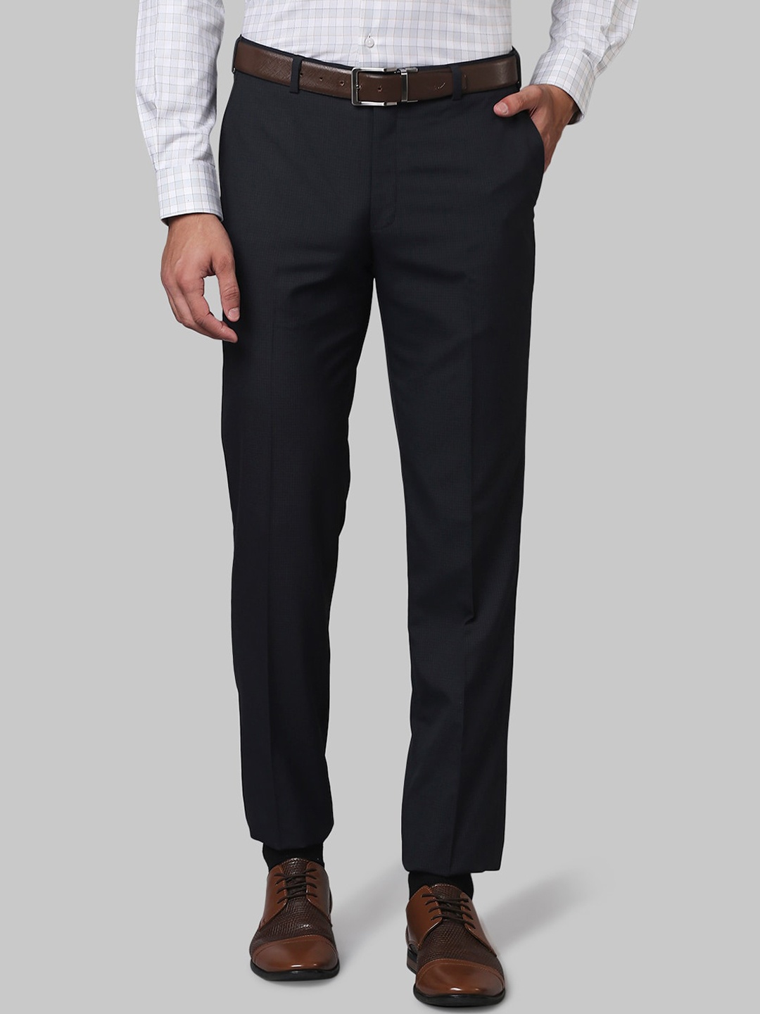

Raymond Men Black Trousers