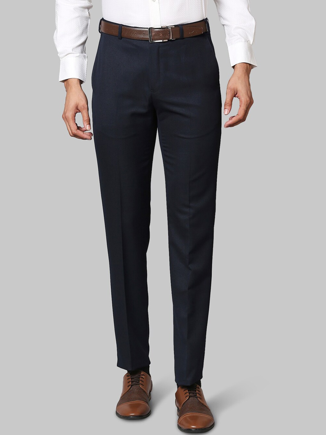 

Raymond Men Navy Blue Trousers