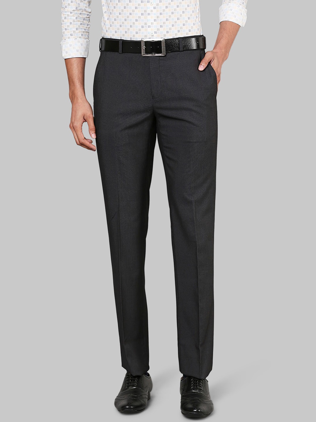 

Raymond Men Charcoal Grey Trousers