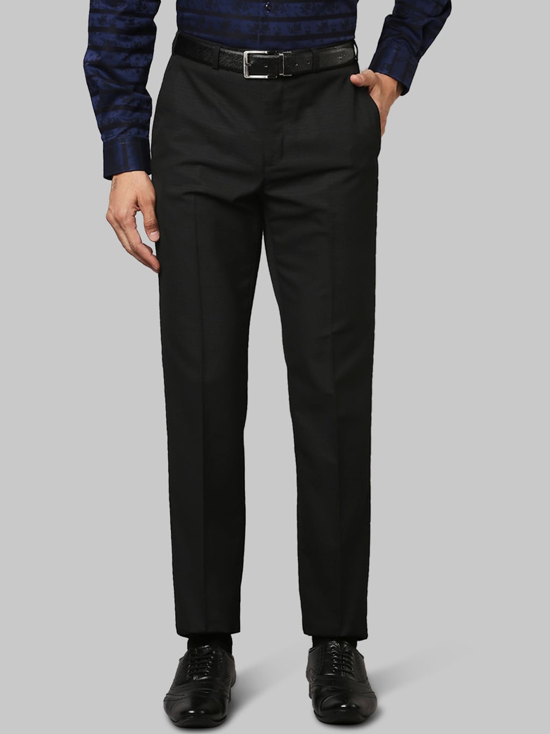 

Raymond Men Black Trousers
